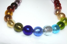 Muranoglas Regenbogen Collier